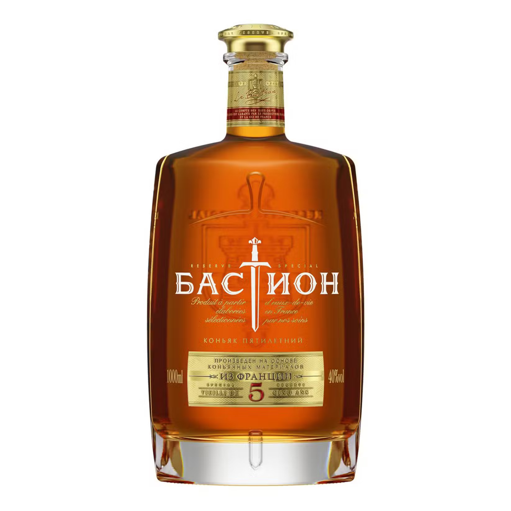 Коньяк «Бастион» 5 звёзд